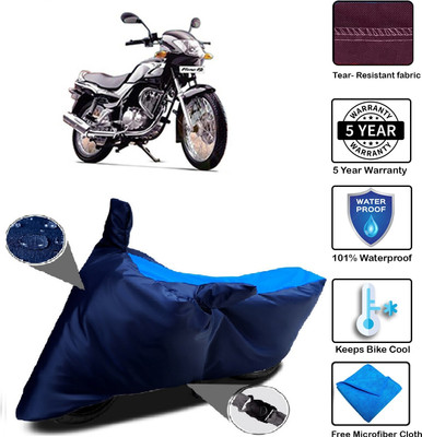 MISSION COLLECTION Waterproof Two Wheeler Cover for TVS(Fiero F2, Blue)