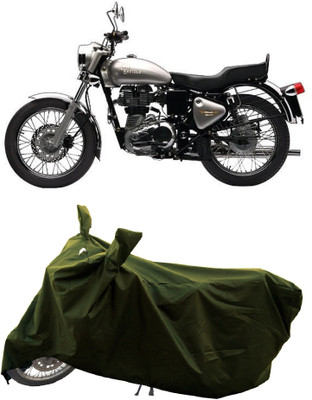 GROFATIK Two Wheeler Cover for Royal Enfield(Bullet Electra Twinspark, Green)