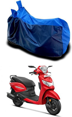 Mdstar Waterproof Two Wheeler Cover for Hero(Pleasure Plus, Blue)