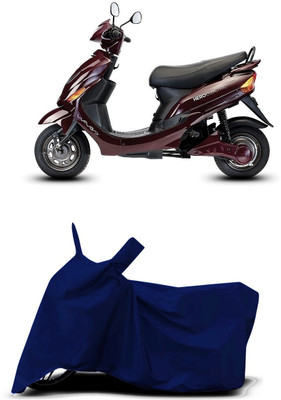 VESMEI Two Wheeler Cover for Hero(Electric Wave Dx, Blue)