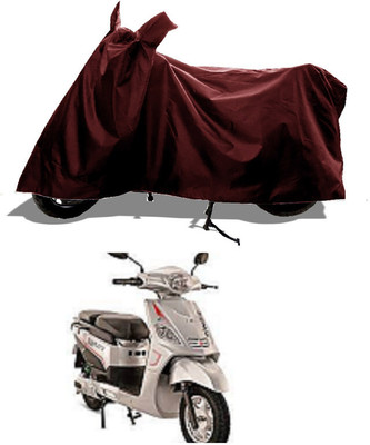 GROFATIK Two Wheeler Cover for Hero(Electric NYX e5 BS6, Maroon)