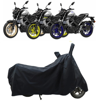 Coxtor Waterproof Two Wheeler Cover for Yamaha(MT-15 BS6, Black)