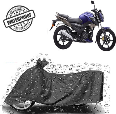 ROYAL AUTO MART Waterproof Two Wheeler Cover for TVS(Raider, Grey)