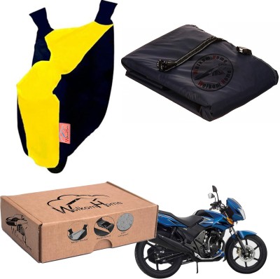 WolkomHome Waterproof Two Wheeler Cover for TVS(Flame SR125, Yellow, Blue)