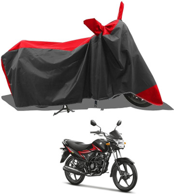 KEDIT Two Wheeler Cover for Suzuki(Red, Black)