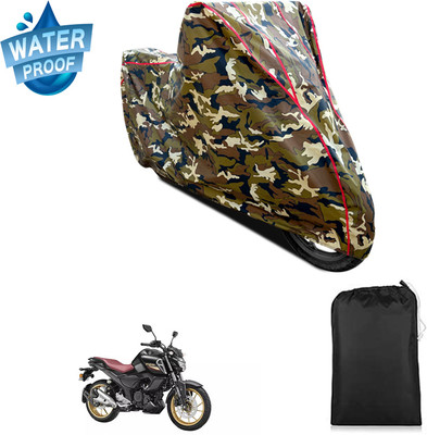 GOSHIV-car and bike accessories Waterproof Two Wheeler Cover for Yamaha(FZ S FI New, Yellow)