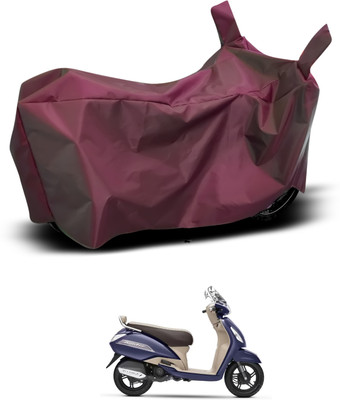 CODOKI Waterproof Two Wheeler Cover for TVS(Jupiter classic, Maroon)