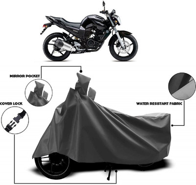 MMSSTAR Waterproof Two Wheeler Cover for Yamaha(FZ16, Grey)