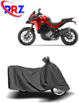 RRZ Waterproof Two Wheeler Cover for Ducati(Multistrada, Grey)