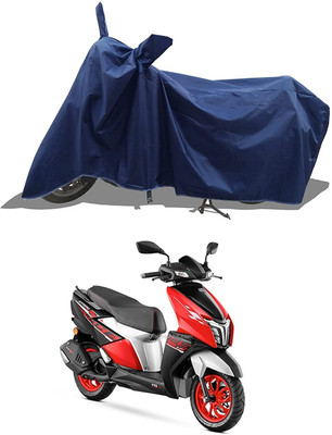 AASHTIK MART Two Wheeler Cover for TVS(Blue)