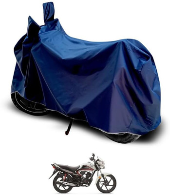 KEDIT Two Wheeler Cover for Honda(Dream Yuga, Blue)