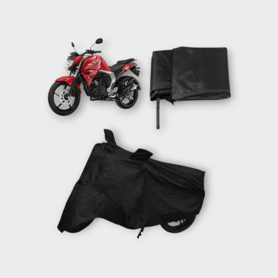 NIA DK STORE Two Wheeler Cover for Yamaha(Grey)