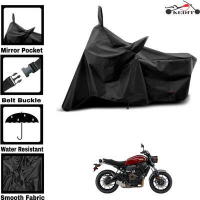 KEDIT Two Wheeler Cover for Universal For Bike(XSR155, Black)