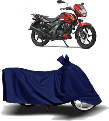 Matchup Waterproof Two Wheeler Cover for TVS(Flame SR125, Blue)