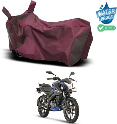 Genipap Waterproof Two Wheeler Cover for Bajaj(Pulsar NS-160, Maroon)