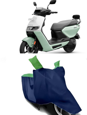 BbcMart Waterproof Two Wheeler Cover for Ather(Scooty, Green)