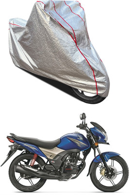 GOSHIV-car and bike accessories Waterproof Two Wheeler Cover for Honda(CB Shine SP, Silver)