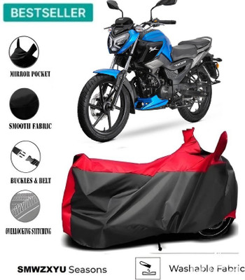 smwzxyu Waterproof Two Wheeler Cover for Hero(Raider, Red, Black)