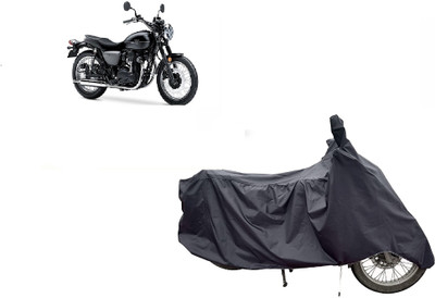 Anlopeproducts Waterproof Two Wheeler Cover for Kawasaki(W800 BS6, Grey)