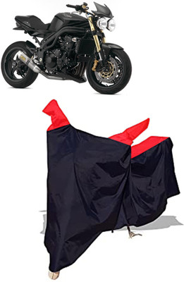 Amexride Two Wheeler Cover for Triumph(Speed Triple ABS, Black)