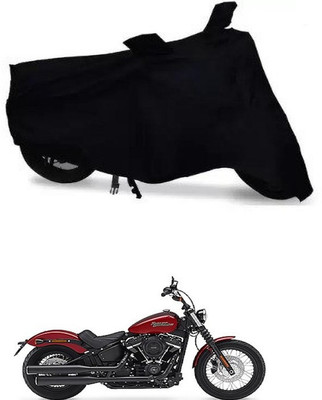 THE REAL ARV Waterproof Two Wheeler Cover for Triumph(Street Bob, Black)