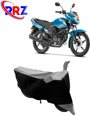RRZ Waterproof Two Wheeler Cover for Yamaha(Saluto, Black, Grey)