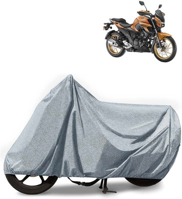 Kingsway Waterproof Two Wheeler Cover for Yamaha(FZS 25, Silver)