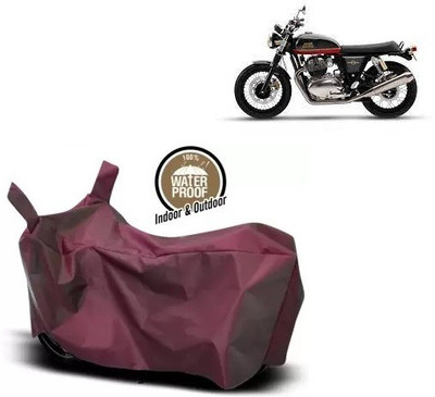 OliverX Waterproof Two Wheeler Cover for Royal Enfield(Interceptor 650, Maroon)