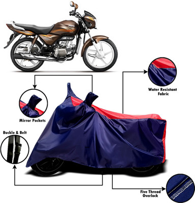AUCTIMO Two Wheeler Cover for Hero(Splendor Pro, Multicolor)