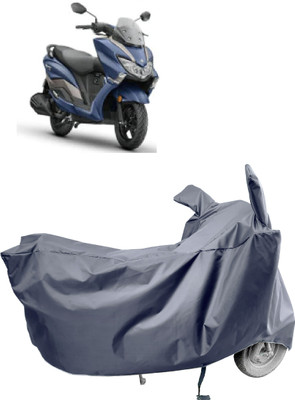 Amexride Two Wheeler Cover for Suzuki(Burgman Street, Grey)