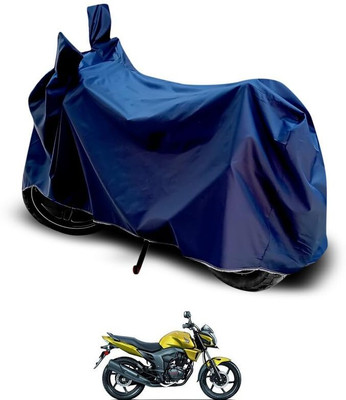 KEDIT Two Wheeler Cover for Honda(Unicorn Dazzler, Blue)