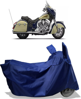 Amexride Two Wheeler Cover for Indian(Chieftain, Blue)
