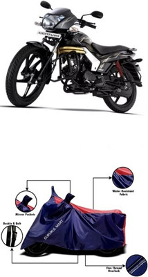 gurukul mart Waterproof Two Wheeler Cover for Mahindra(Mojo UT 300, Blue, Red)