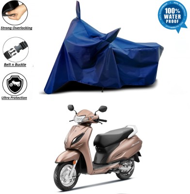 WMIZEXA Waterproof Two Wheeler Cover for Universal For Bike(Activa 6G, Blue)