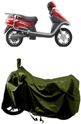 SUGASHRI Waterproof Two Wheeler Cover for Hero(Electric Cruz, Green)