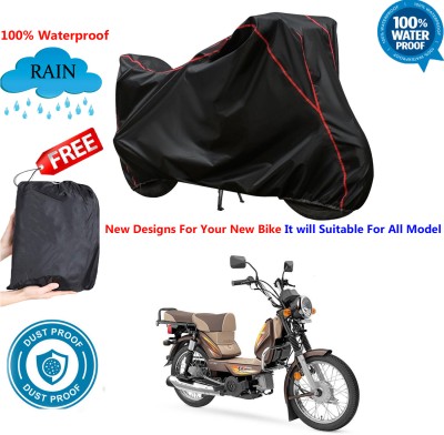 AutoGalaxy Waterproof Two Wheeler Cover for TVS(XL 100, Black)