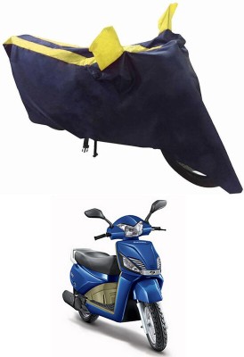 AutoTiger Two Wheeler Cover for Mahindra(Gusto, Black, Yellow)