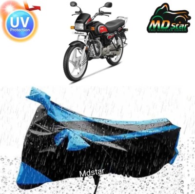 Mdstar Waterproof Two Wheeler Cover for Suzuki(Activa 3G, Blue, Black)