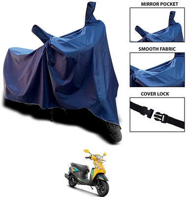 DeepShakshi AUTOMOTIVE Waterproof Two Wheeler Cover for Hero(Pleasure, Blue)