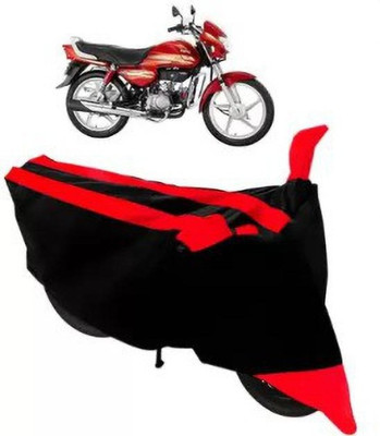 SMDP Two Wheeler Cover for Hero(HF Deluxe, Red)