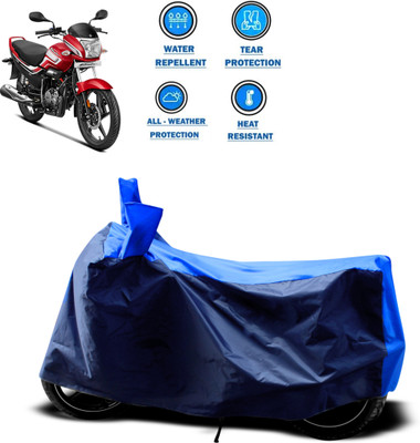 CODOKI Waterproof Two Wheeler Cover for Hero(Super Splendor, Blue)