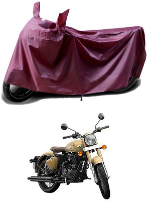 THE REAL ARV Waterproof Two Wheeler Cover for Royal Enfield(350 BS6, Maroon)