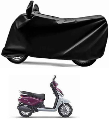 E-Shoppe Waterproof Two Wheeler Cover for Mahindra(Gusto, Black)