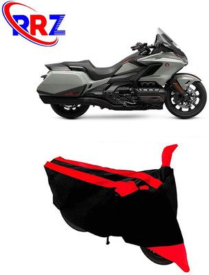 RRZ Waterproof Two Wheeler Cover for Honda(Gold Wing, Black, Red)