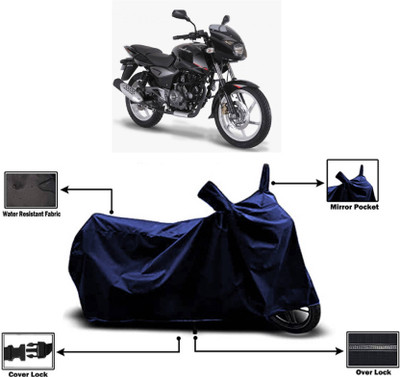 AASHTIK MART Two Wheeler Cover for Bajaj(Pulsar 180 BS6, Blue)