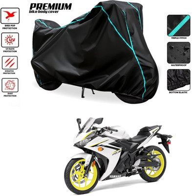 PAGORA Waterproof Two Wheeler Cover for Yamaha(YZF R3, Black)