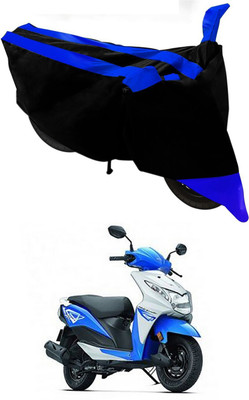 Mdstar Waterproof Two Wheeler Cover for Honda(Dio, Blue, Black)
