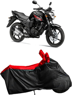 Autofly Waterproof Two Wheeler Cover for Yamaha(FZ16, Red, Black)