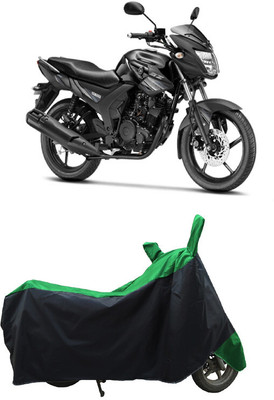 Coxtor Waterproof Two Wheeler Cover for Yamaha(SZ RR V2.0, Green)