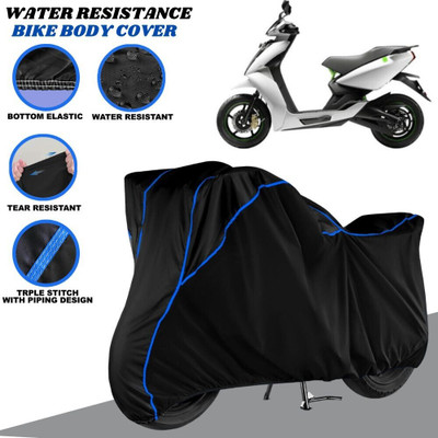 SRP PRODUCT Waterproof Two Wheeler Cover for Ather(450 X, Black, Blue)